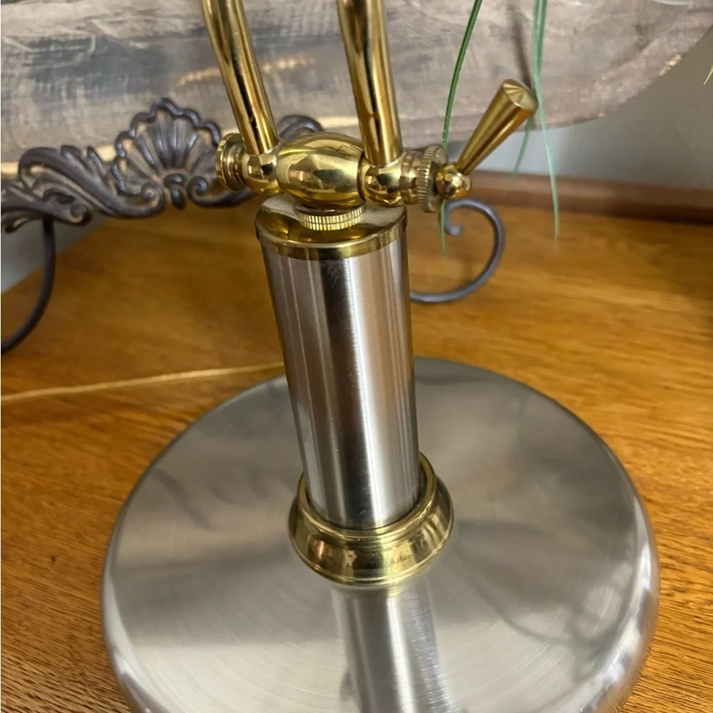Vintage Brass Adjustable Desk Lamp